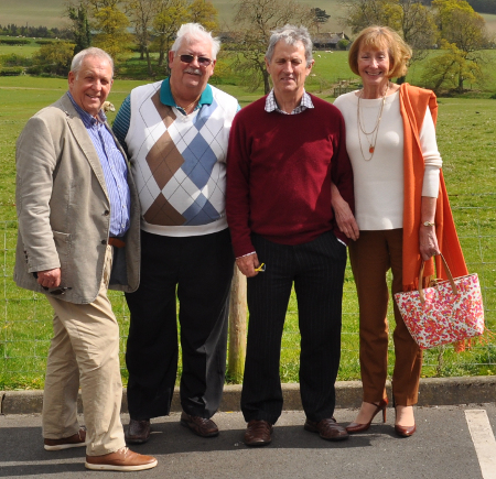 Ivan Jones with Don Williams, Geoff Steven and wife